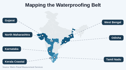 Mapping high growth Waterproofing: Opportunity is in the soaked markets
